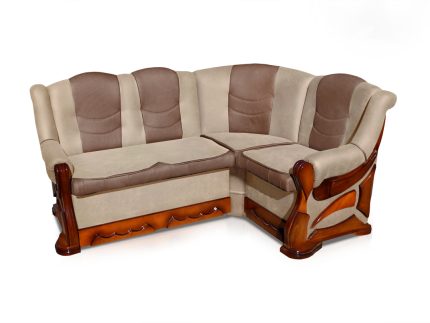 М"який куток Візит 175*130(Beige+Brown)горіх